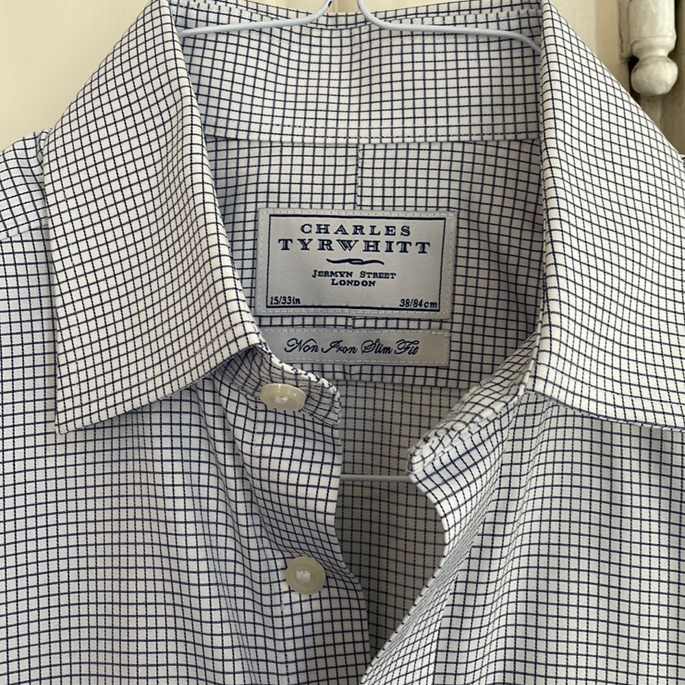 Charles Tyrwhitt Oxford Non-Iron Slim Fit 15/33